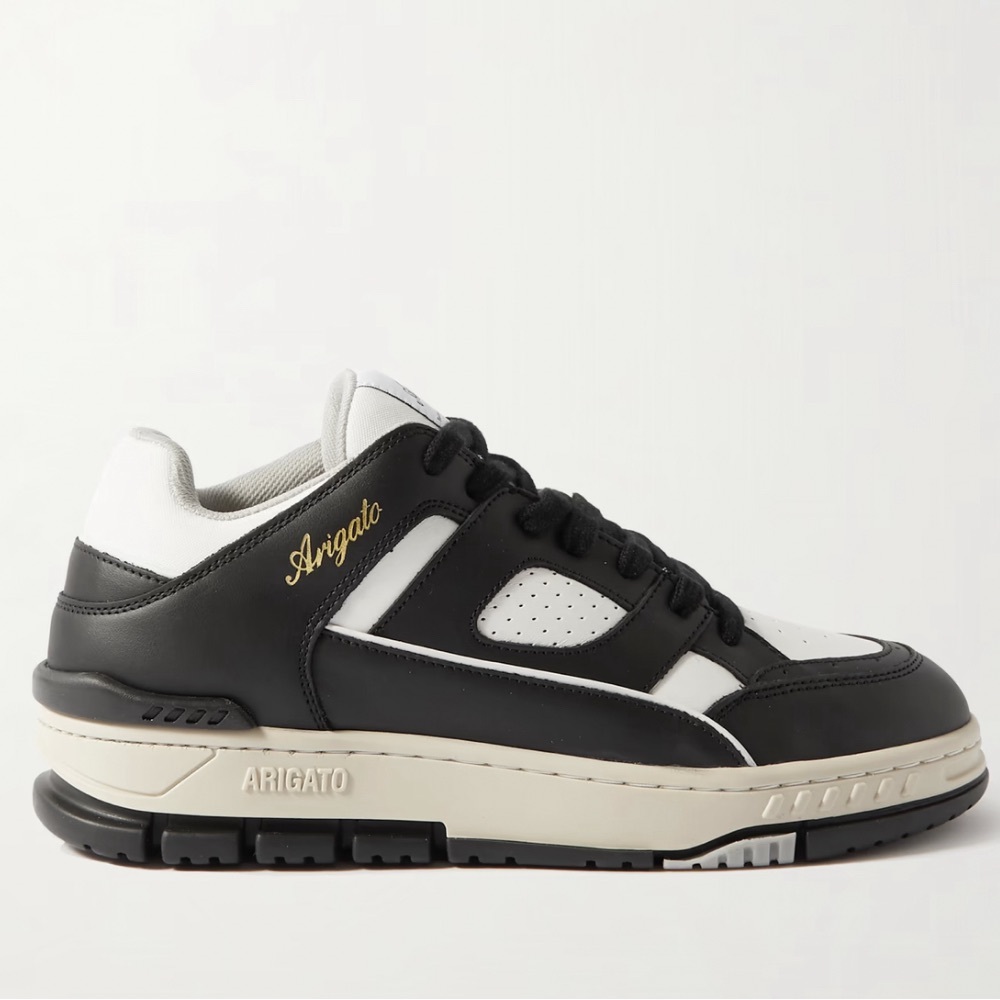 Axel Arigato Black, White and Cream Low-Top Sneakers